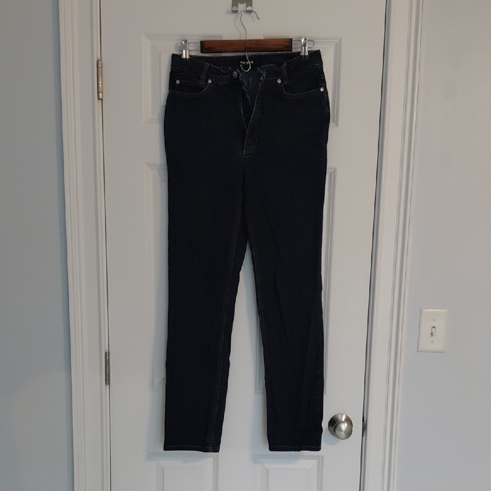 Cambio Sharon High-Rise Women's Jeans, Size 8, Dark Blue